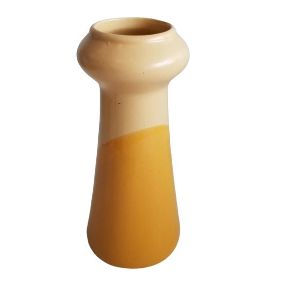 Ceramic Flower Vase Tapered Hourglass Tradewind Bay Decorative Home Decor Piece - Picture 5 of 8